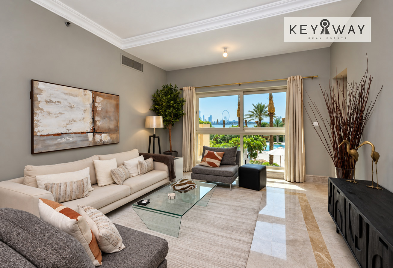 Fairmont Residence North offers coastal living in the heart of Palm Jumeirah - Pool & Sea View